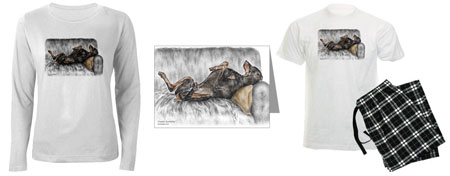 Products with "Caution Guard Dog" art