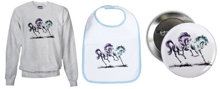 Products with "Frolicking" art