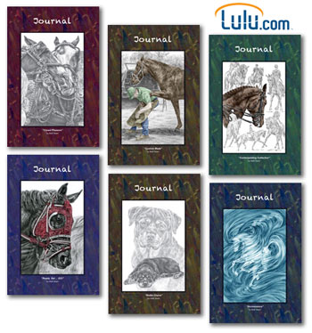 Horse and Dog Journals at Kelli Swan LuLu.com store