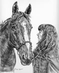 custom pencil portrait by kelli swan