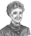 custom pencil Portrait of Woman in black and white