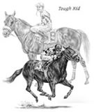 race horse portrait