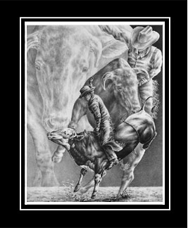 rodeo cowboy bull rider