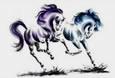 wild horse art