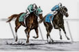 Horse Racing Art