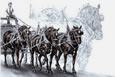 percheron horse art