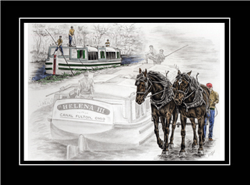 Canal Fulton Ohio Print Tinted