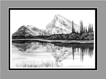 Pencil Landscape Drawings